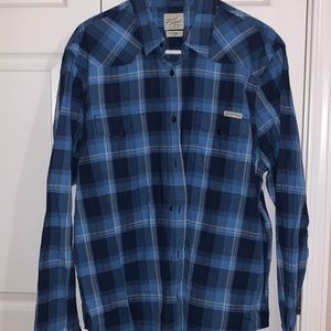 Lucky Brand Blue Flannel